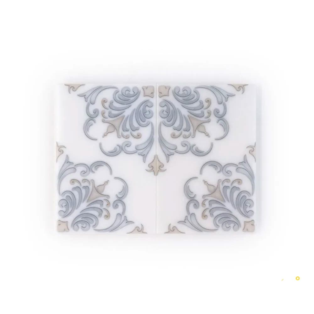 CHAPTER 15 - STATUARIO BOTANIC IMPRINT 4" X 6" - 2 PC