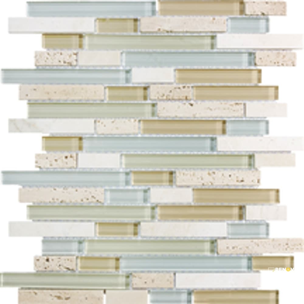 PIETRA ART BLISS SPA RANDOM SIZE PATTERN LINEAR MOSAIC - RSP5/8