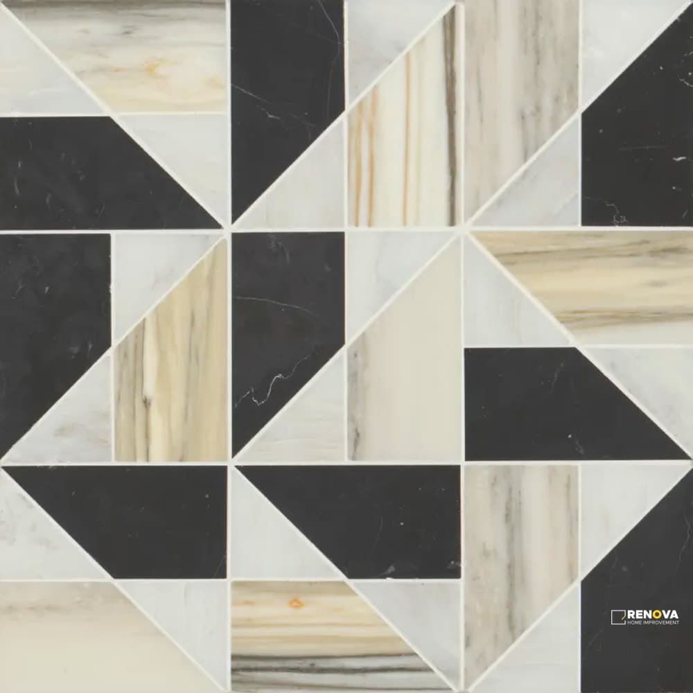 MODNI QUIN BLEND MOSAIC HONED 11-5/8" X 11-5/8"