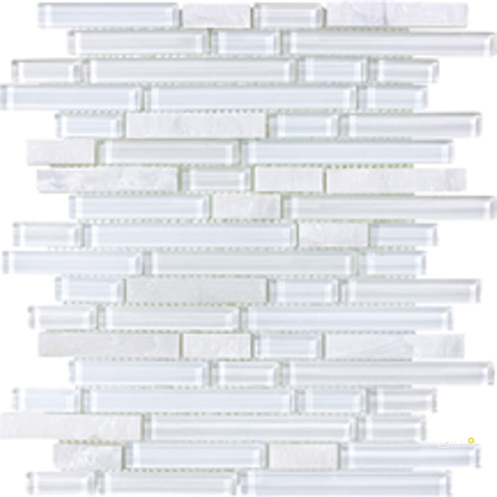 PIETRA ART BLISS NORWEGIAN ICE RANDOM SIZE PATTERN LINEAR MOSAIC - RSP5/8