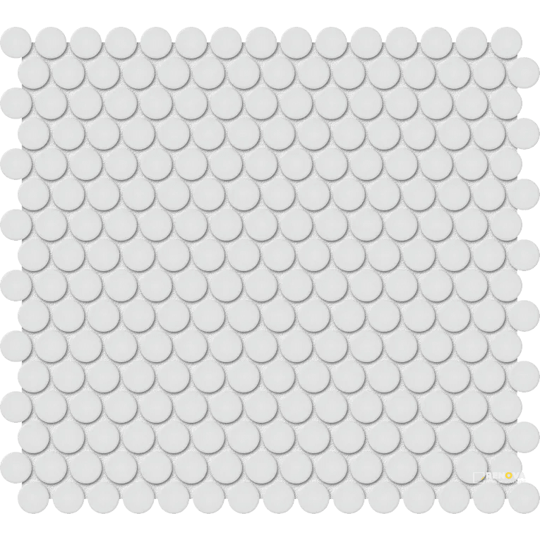 S-SERIES MATTE MESH PENNY ROUND MOSAIC