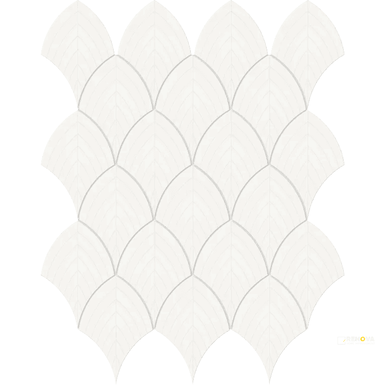 S-SERIES GLOSSY MESH SCALLOP MOSAIC