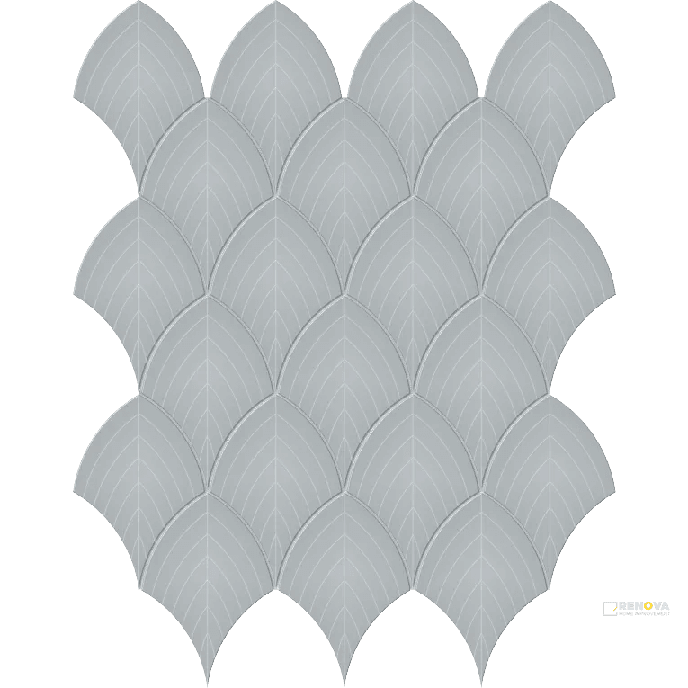 S-SERIES GLOSSY MESH SCALLOP MOSAIC