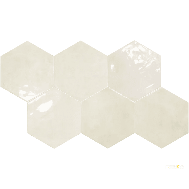 SPARK GLOSSY HEXAGON 6" X 7"