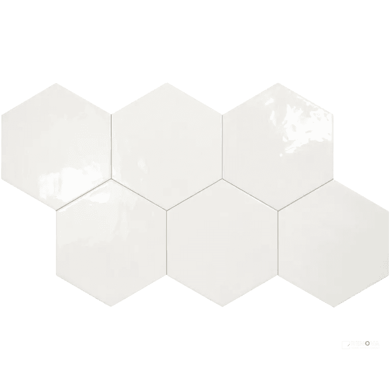 SPARK GLOSSY HEXAGON 6" X 7"
