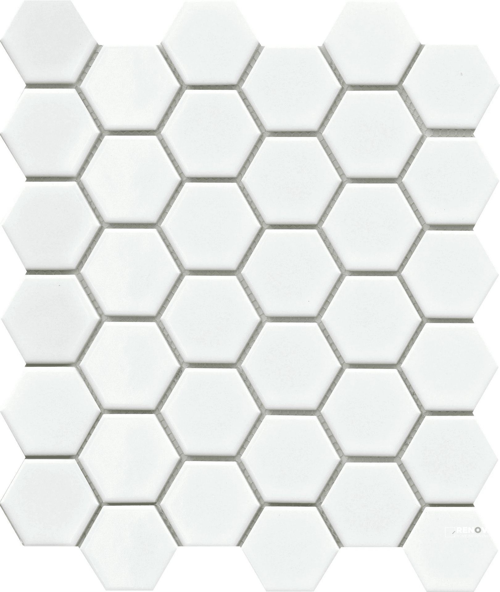INFLUENCE GLOSS 2IN HEX MOSAIC 11X13