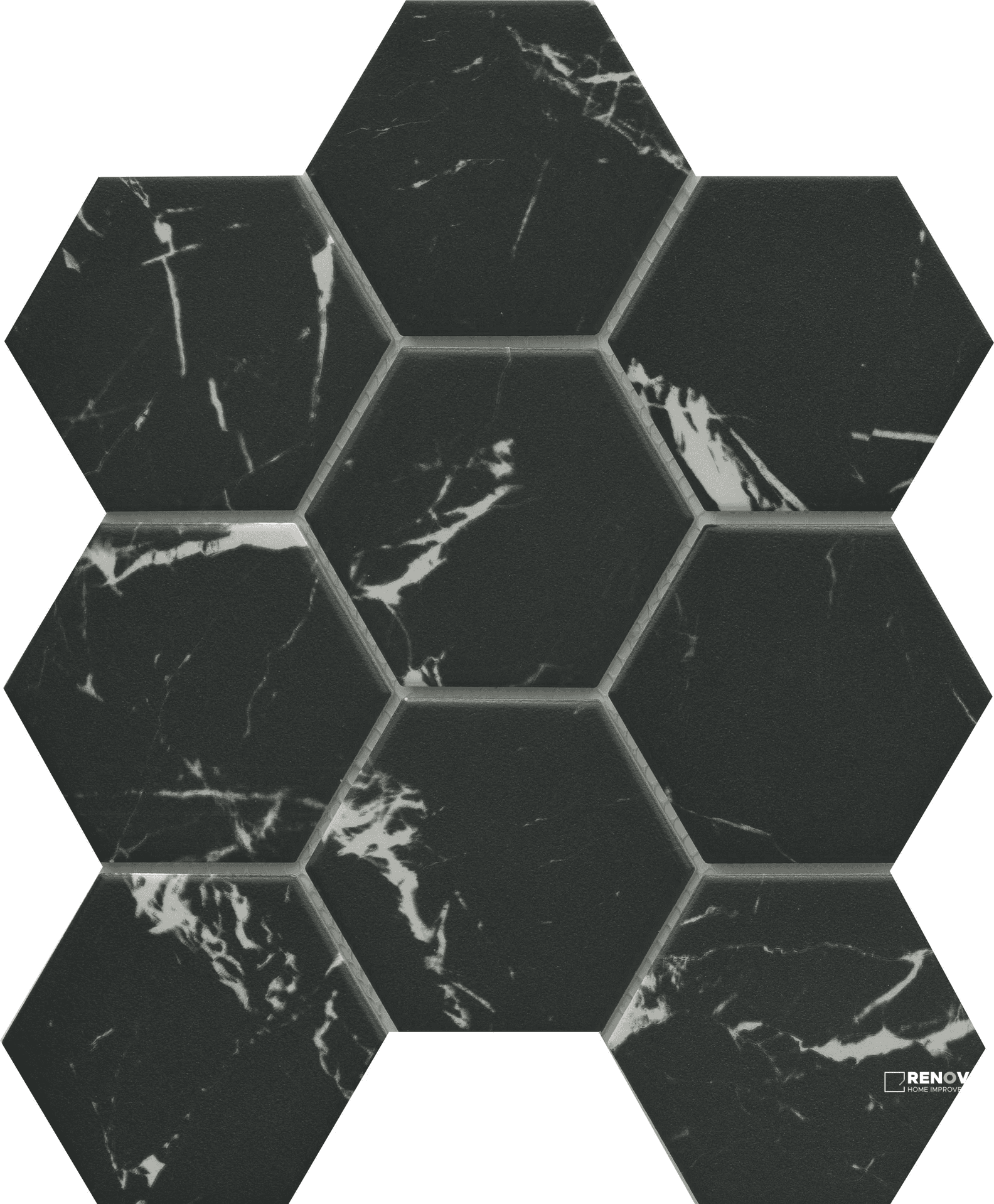 ELEGAN MATTE 4INCH HEX MOSAIC 11X11