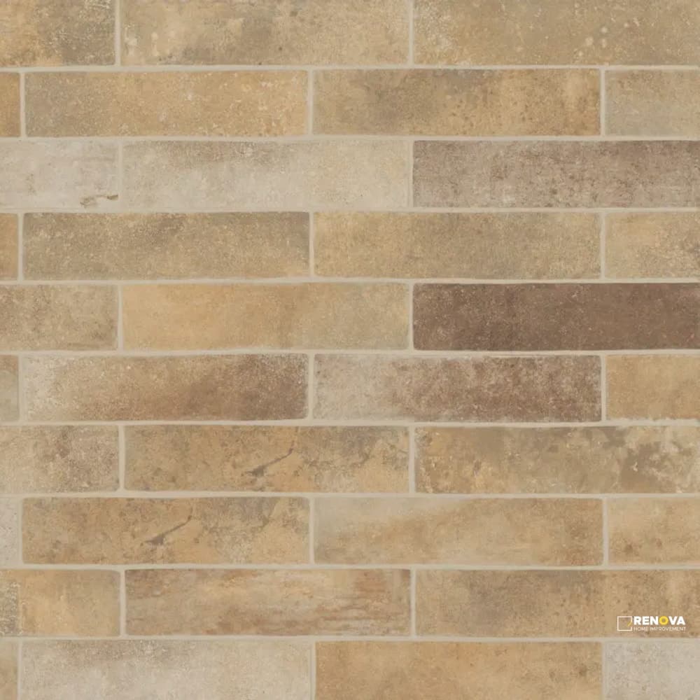 MONTANA MATTE BRICK FIELD TILE 2-1/4" X 10"