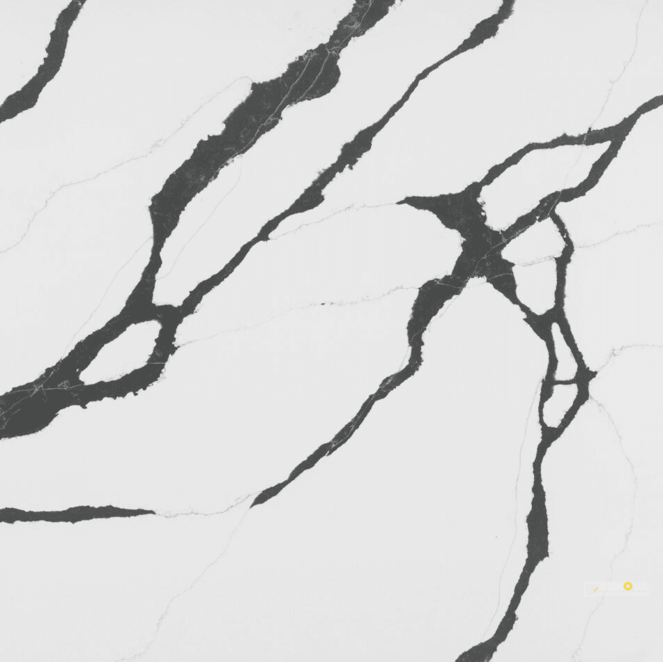 PentalQuartz Stella Black Countertop Slab
