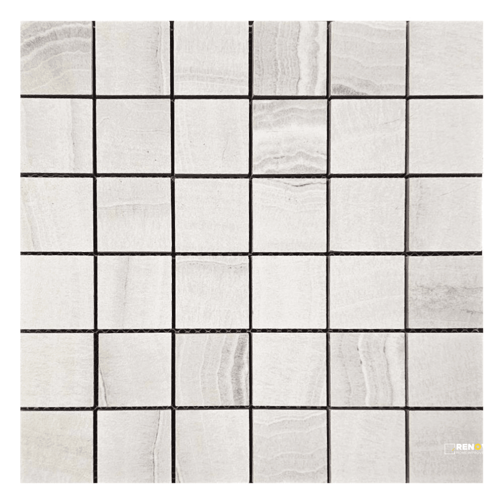 SKORPION SILVER NATURALE MOSAIC 12" X 12"