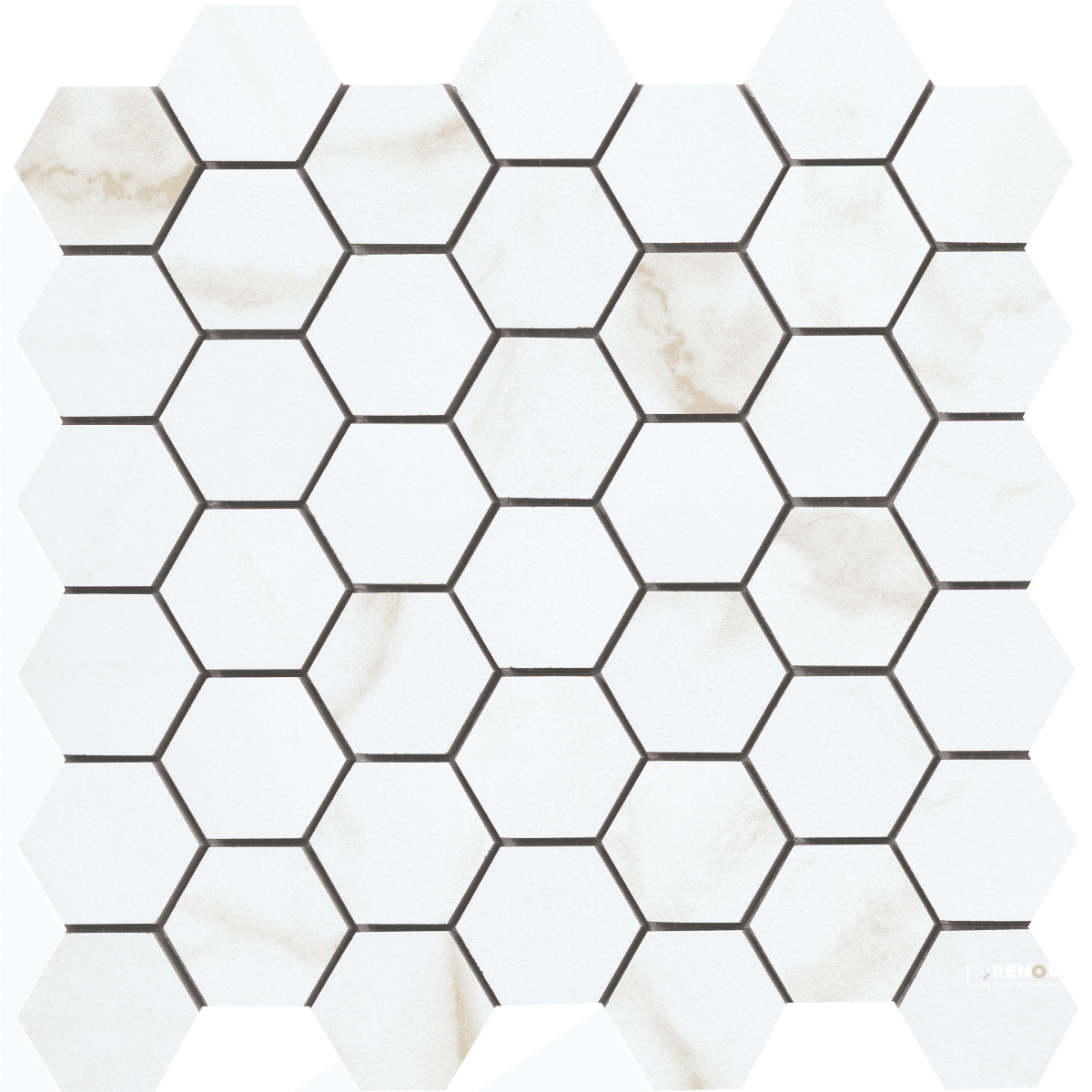 VISCONDE MATTE 2IN HEXAGON MOSAIC 12X12