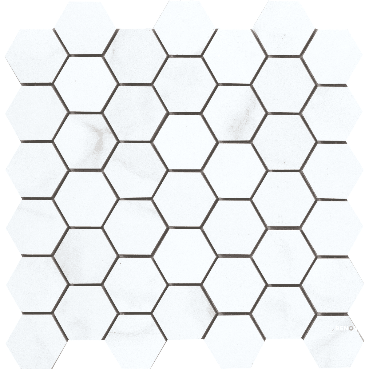 VISCONDE MATTE 2IN HEXAGON MOSAIC 12X12