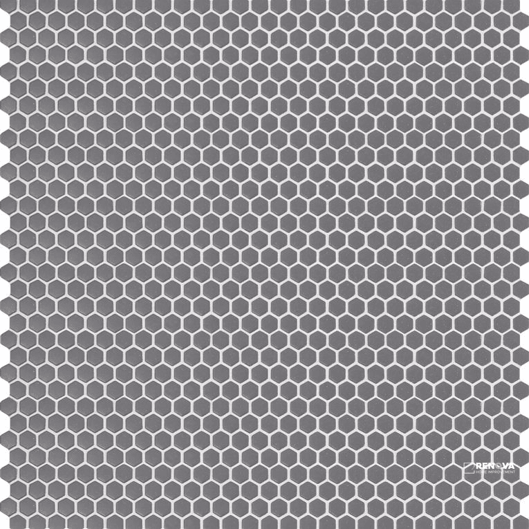 GEOMETRO 2.0 GLASS MATTE HEXAGON MOSAIC 12" X 12"