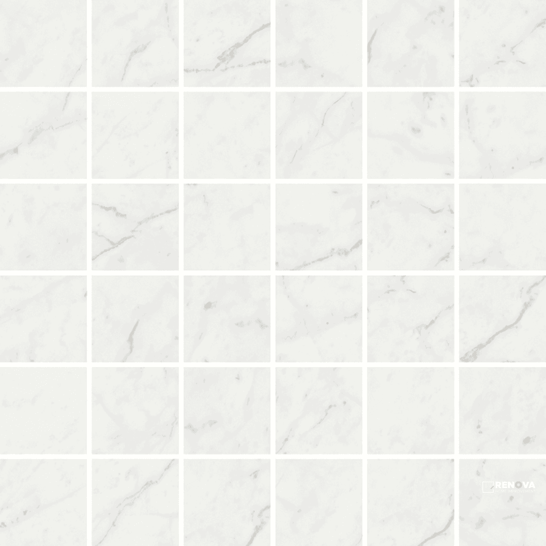 VALLELUNGA CARRARA 2X2 MOSAIC LAPPATO.9688 SF/SHT