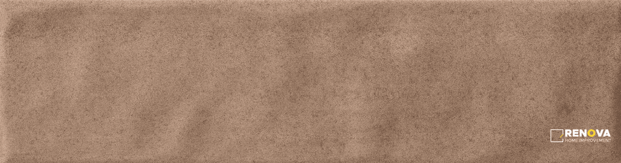 CROSSVILLE COTTO MODERNO MARRON 3X10 UNDULATING WALL BRICK FIELD UNPOLISHED