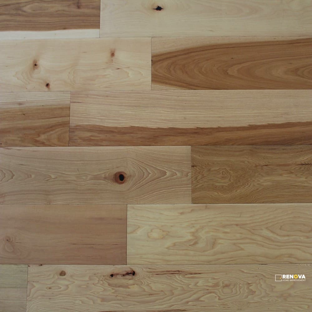 HICKORY WIRE BRUSHED 5" - SOLID - CRESTWOOD