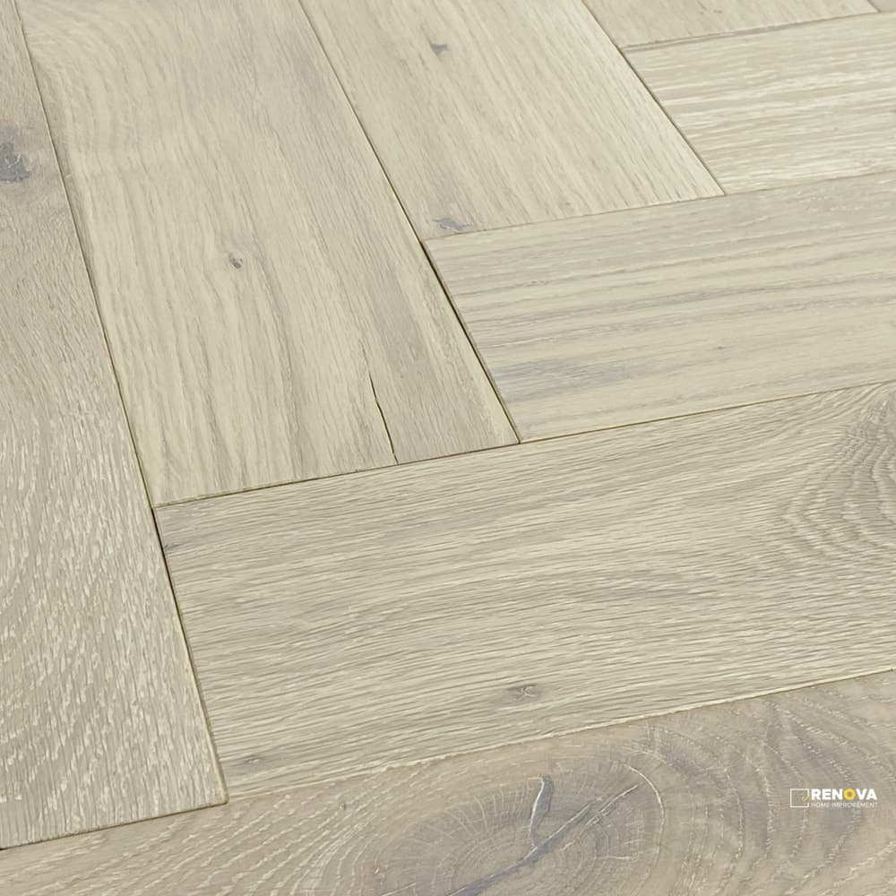 OAK LAGO COMO HERRINGBONE 4-3/8" - ENGINEERED - MONARCH