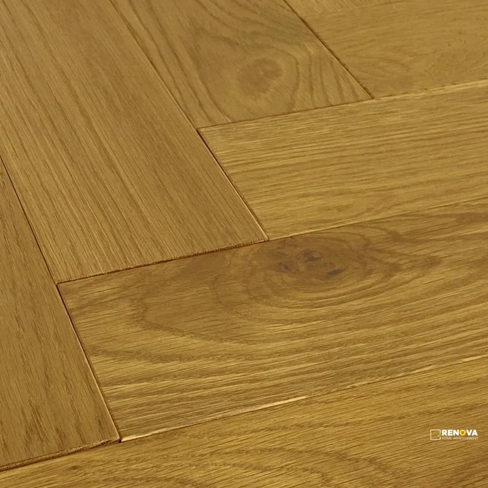 OAK LAGO BELVISO HERRINGBONE 4-3/8" - ENGINEERED - MONARCH