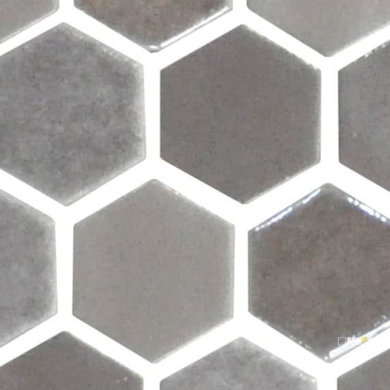 UPTOWN GLASS MIXED HEXAGON 1 MOSAIC 11X12