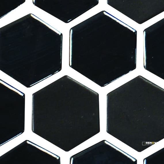 UPTOWN GLASS MIXED HEXAGON 1 MOSAIC 11X12