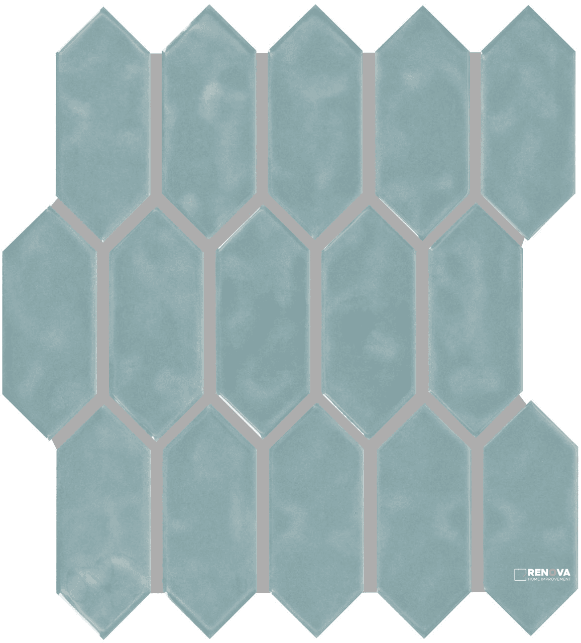 ARTEZEN GLOSSY PICKET MOSAIC 2X5 - 11X12