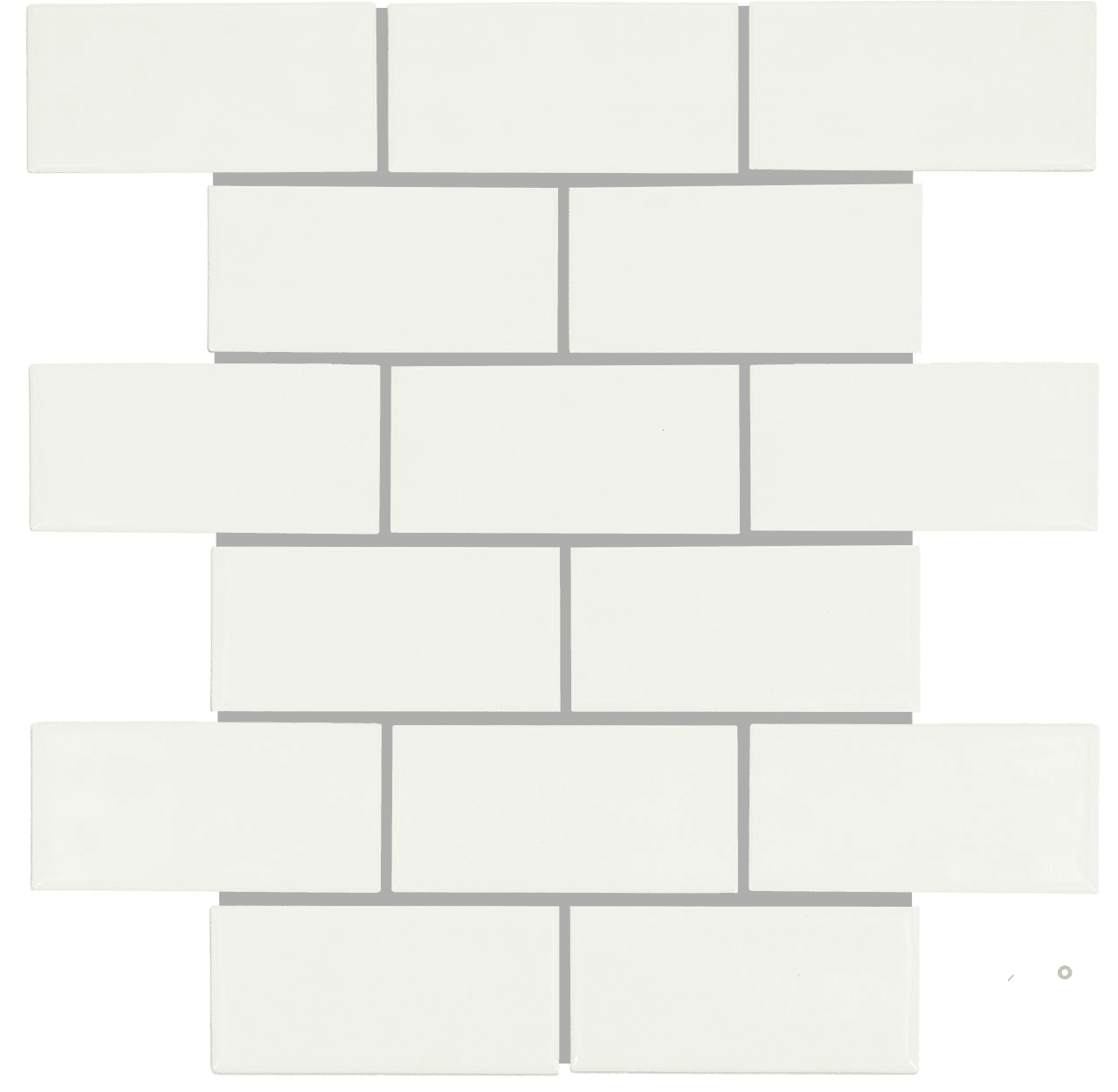 ARTEZEN GLOSSY BRICK JOINT MOSAIC 2X4 - 12X12