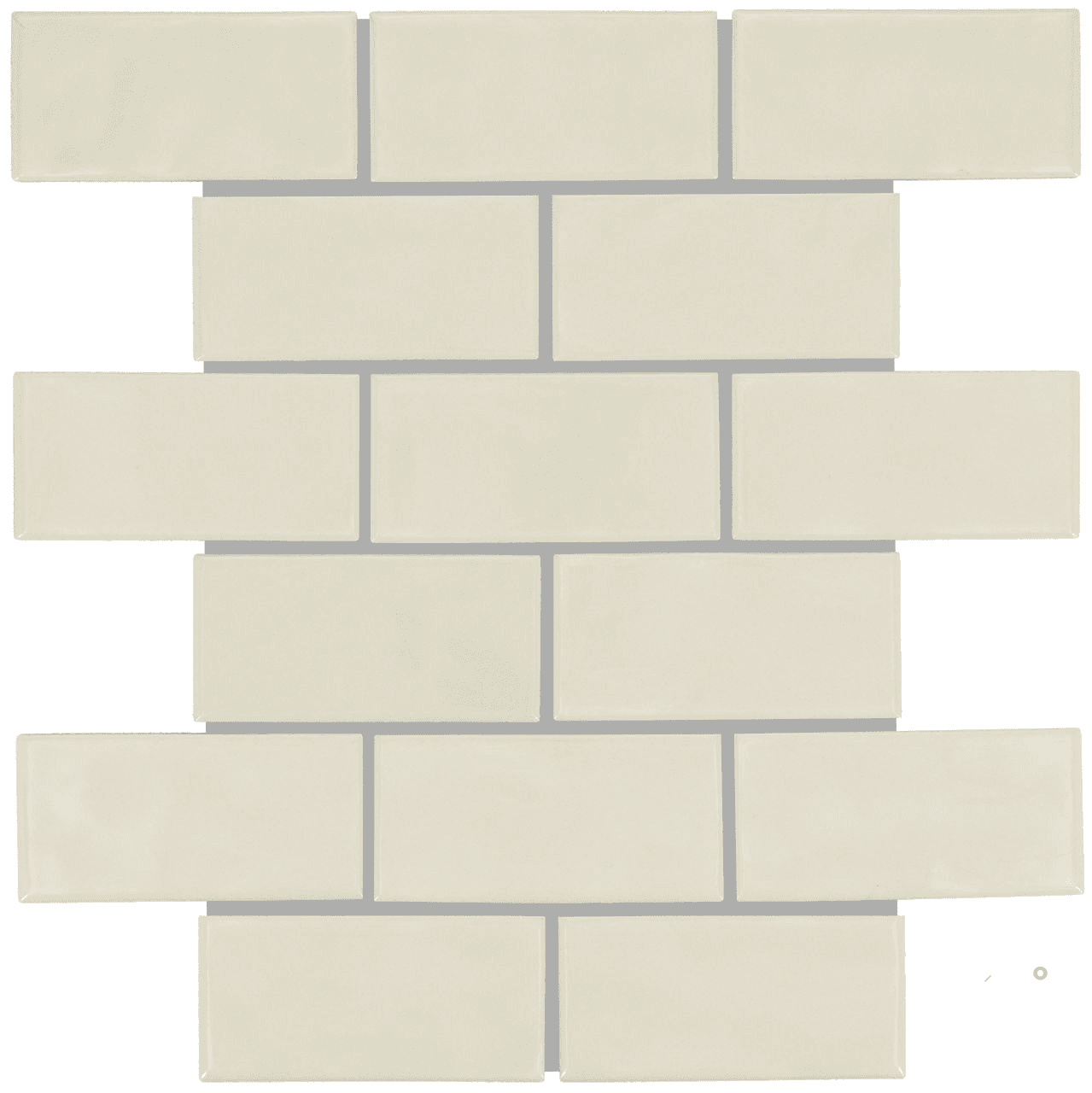 ARTEZEN GLOSSY BRICK JOINT MOSAIC 2X4 - 12X12