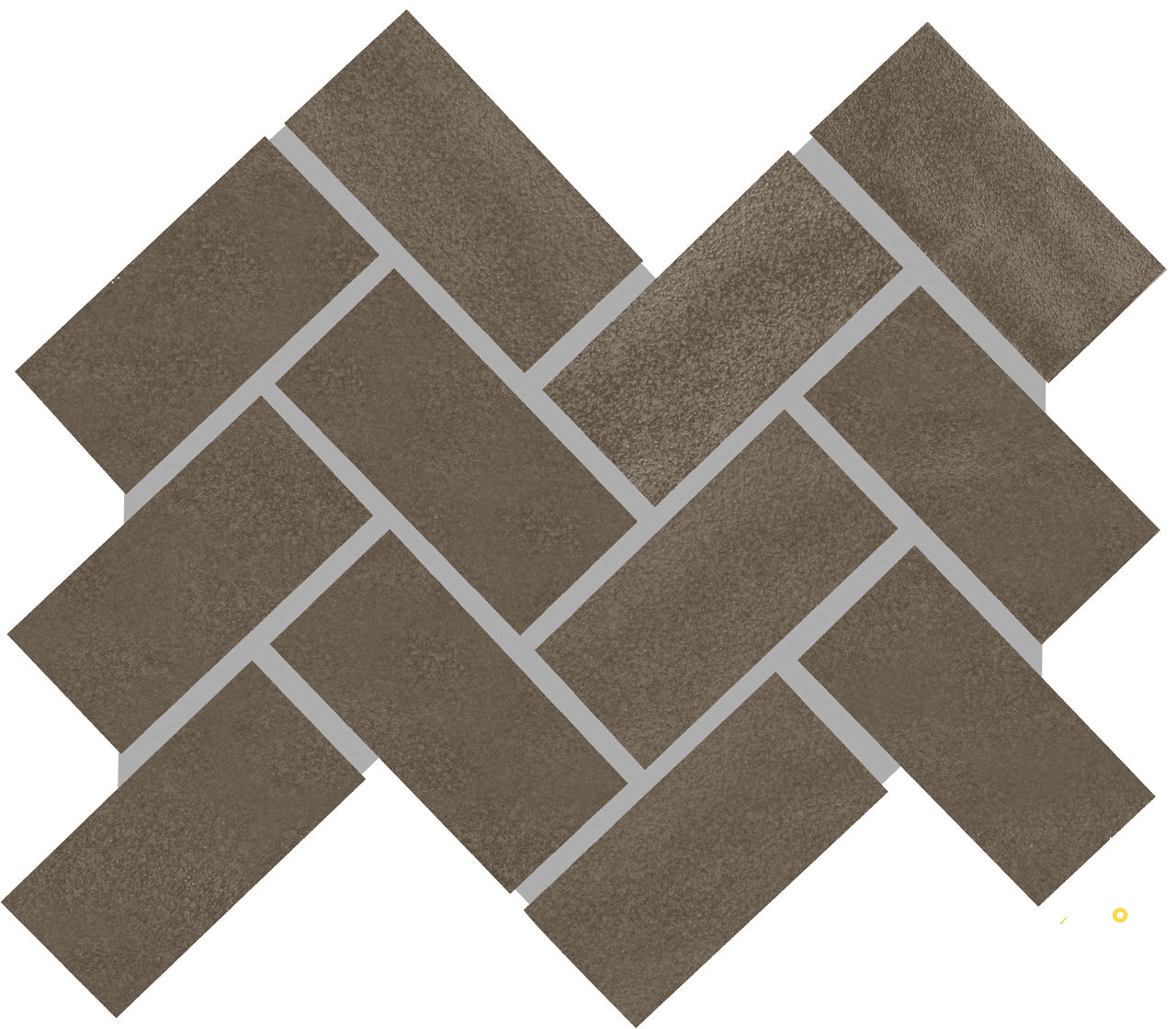 ARTEZEN GLOSSY HERRINGBONE MOSAIC 2X4 - 12X14