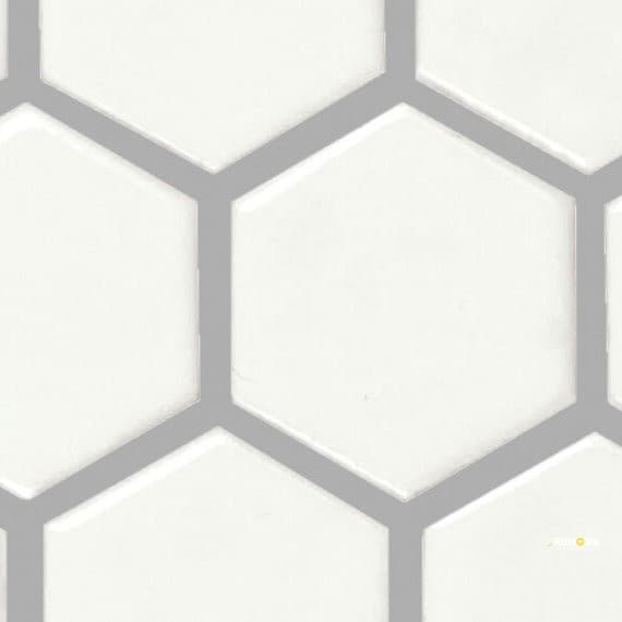 ARTEZEN GLOSSY HEXAGON MOSAIC 1.5" - 12X10