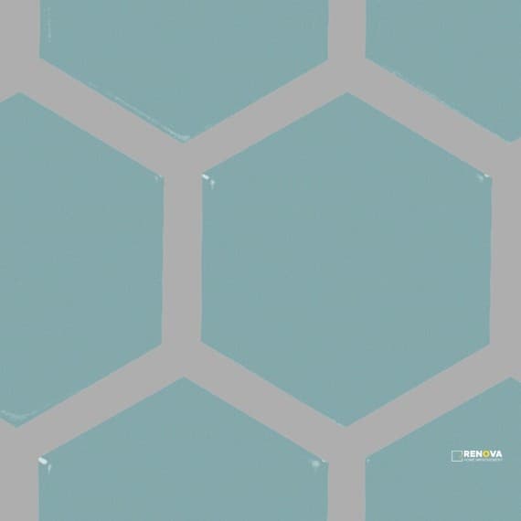 ARTEZEN GLOSSY HEXAGON MOSAIC 1.5" - 12X10