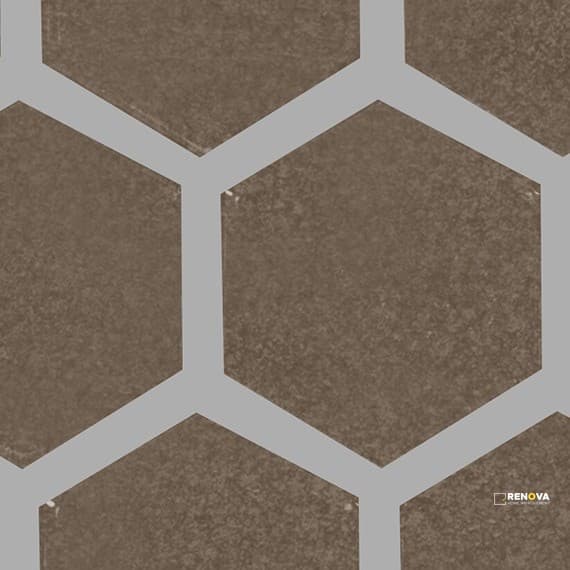 ARTEZEN GLOSSY HEXAGON MOSAIC 1.5" - 12X10