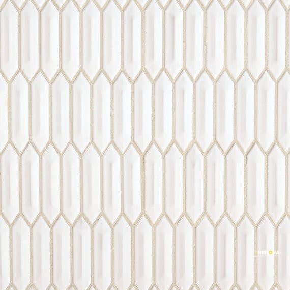 REVALIA REMIX GLOSSY PICKET MOSAIC 1X4 - 12X13