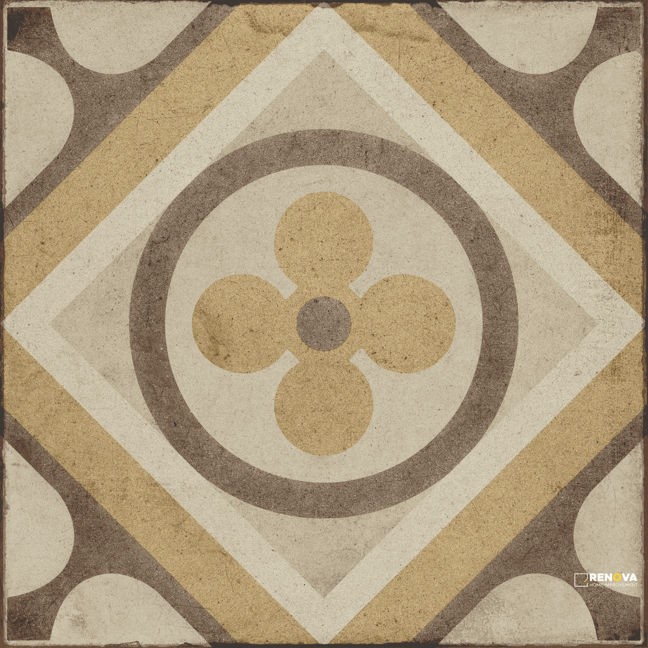 QUARTETTO MATTE PETALO DECO 8X8
