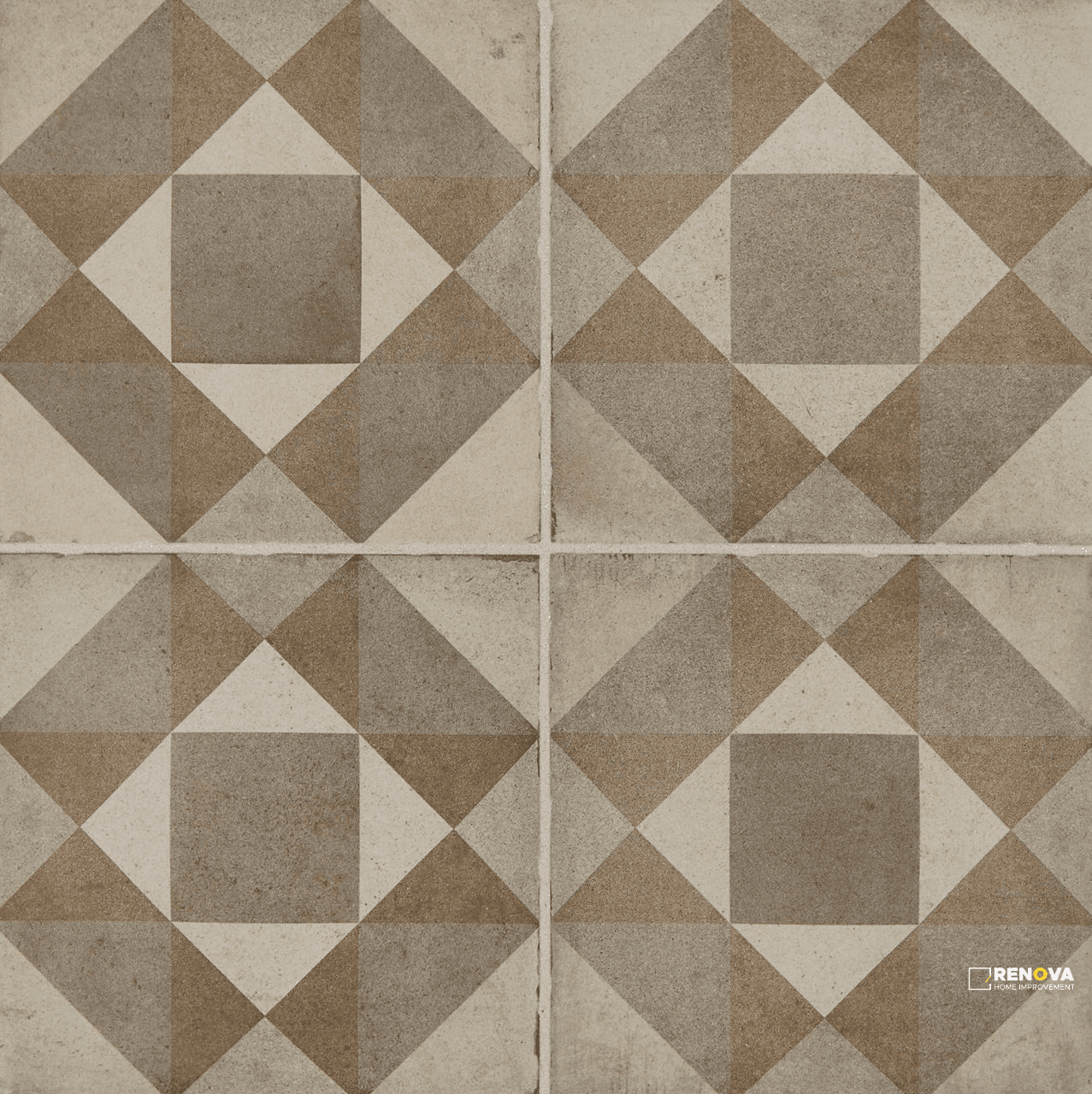 QUARTETTO MATTE FIGURA DECO 8X8