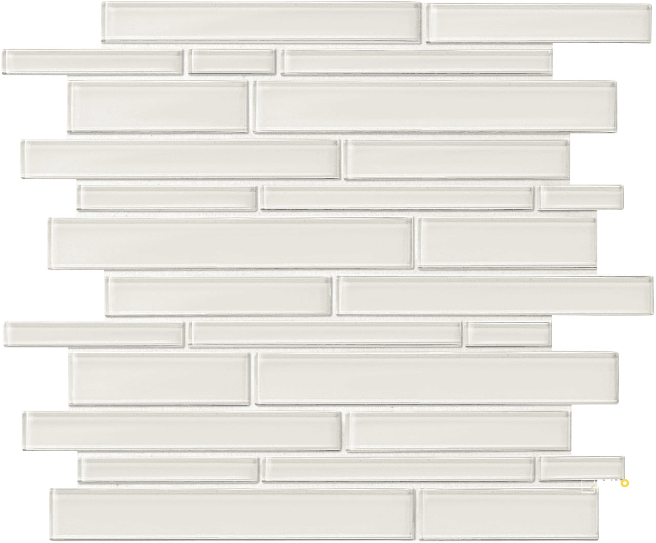 AMITY GLASS RANDOM LINEAR MOSAIC - 11X13