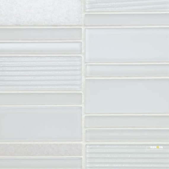 SERENTINA GLOSSY HERRINGBONE MOSAIC 5/8X2 - 12X13