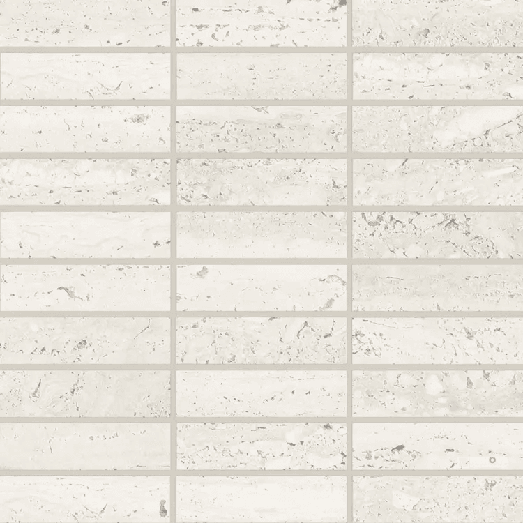 SENSI ROMA SATIN STRAIGHT SET MOSAIC 1" X 4"