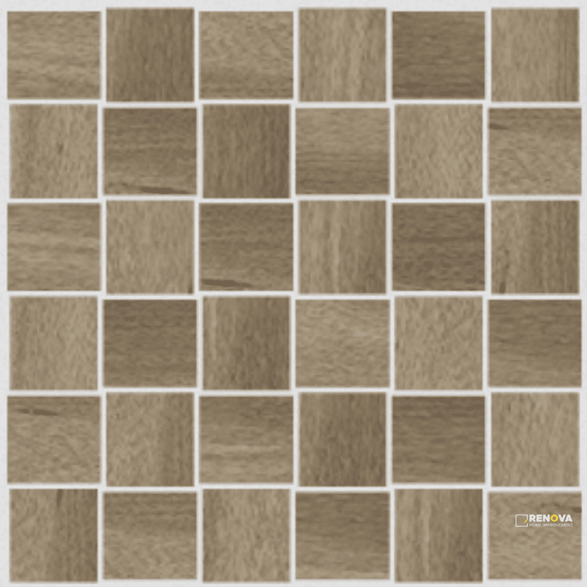 BELIZE PLANK HONED BASKETWEAVE MOSAIC 2X2 - 12X12