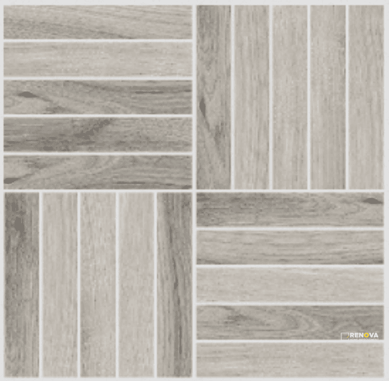 BELIZE PLANK HONED PARQUET MOSAIC 1X6 - 12X12
