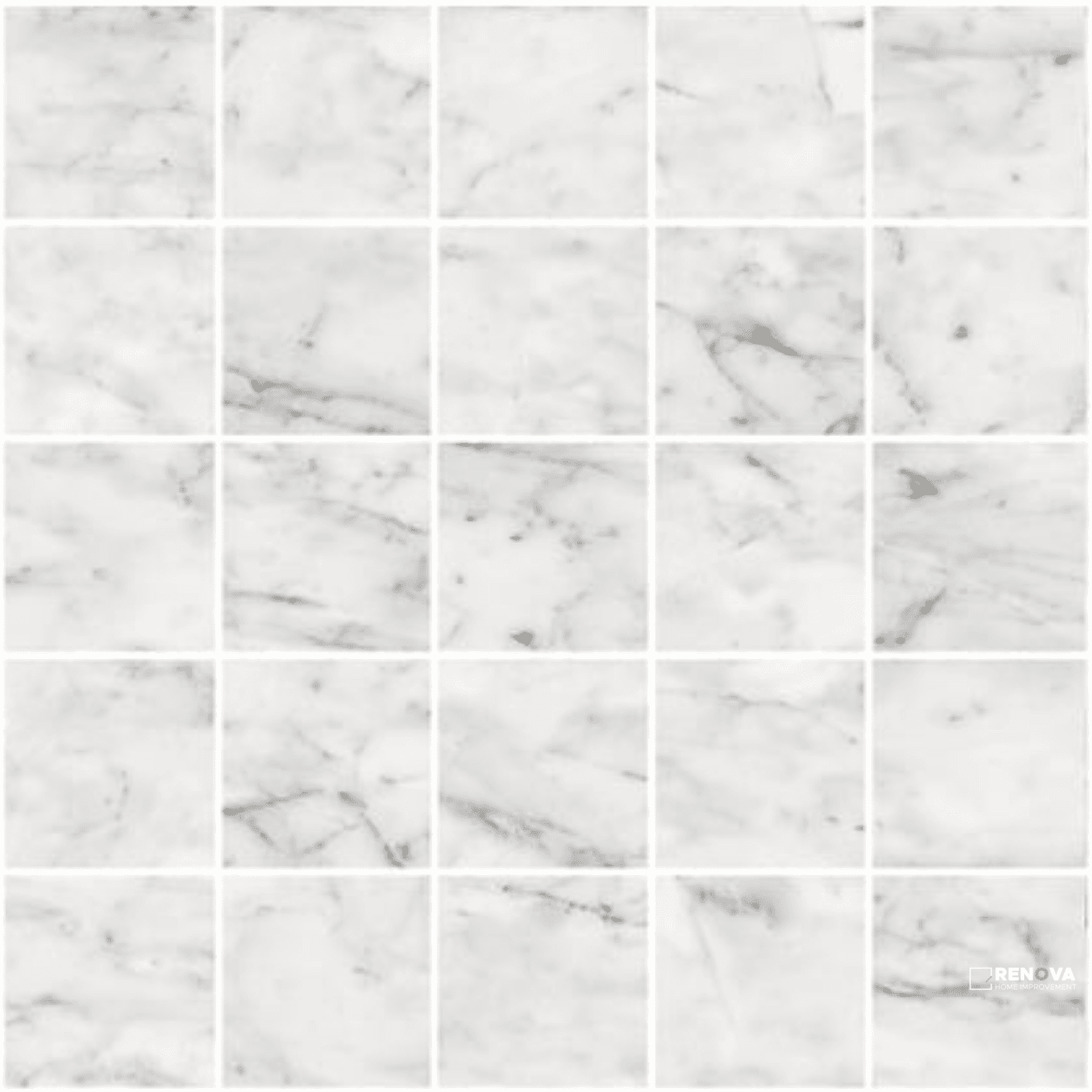 CARRARA ELITE POLISHED MOSAIC 2X2 - 12X12