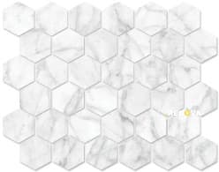 VIENNA HONED HEXAGON MOSAIC 2IN