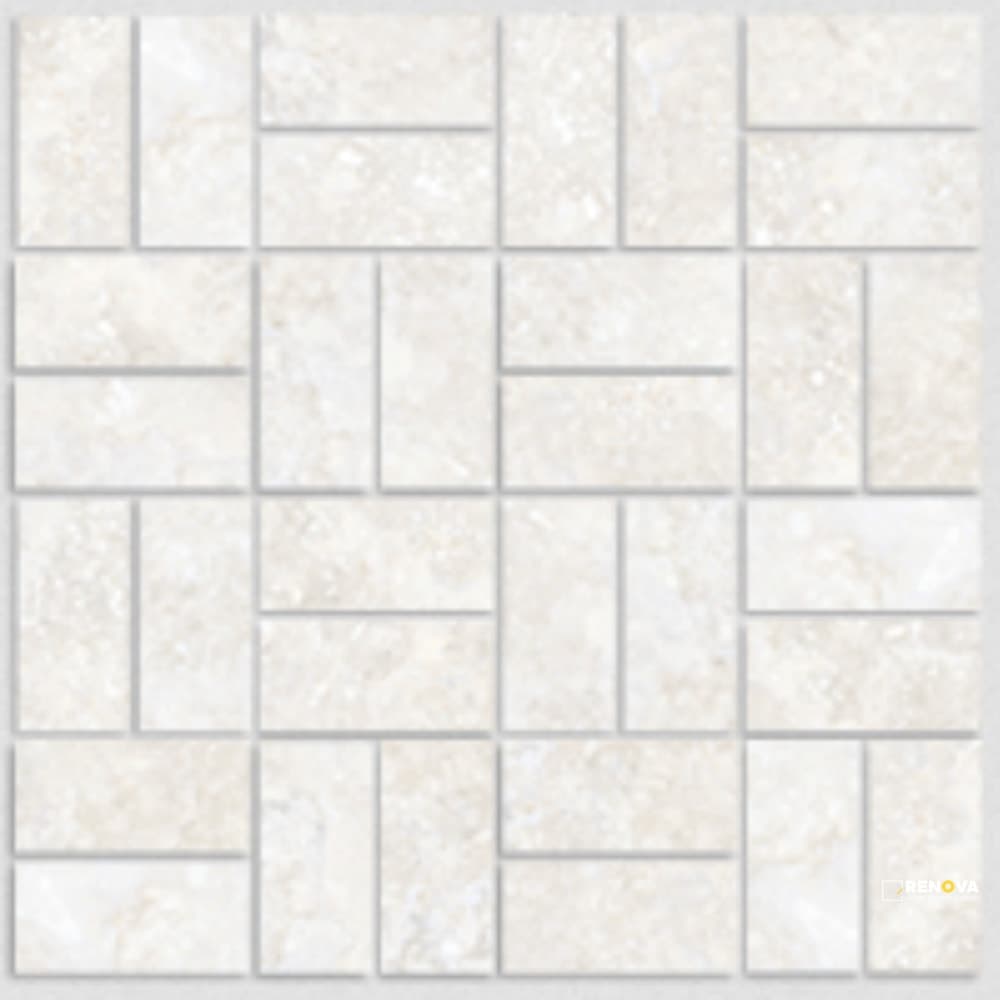 EARTH STONE LAPPATO BASKETWEAVE MOSAIC 1.5X3