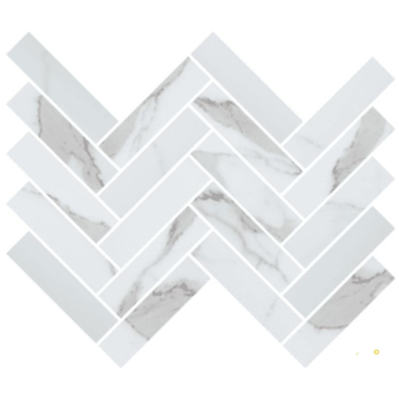 VENATO SATIN HERRINGBONE MOSAIC 1.5X6 - 12X18