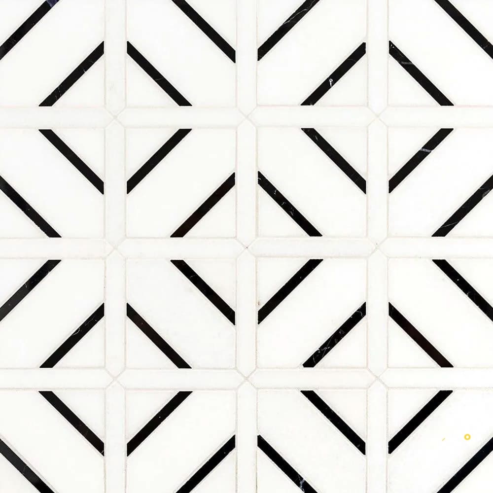 AVANT NERO MARQUINA MOSAIC 12.875" X 12.875" - SA72084 - SA72084
