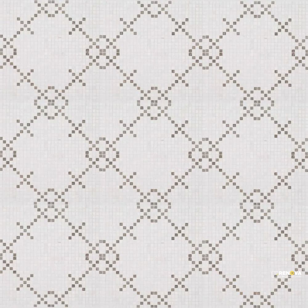 AUGUSTA TUNISIAN GREY MOSAIC 12.625" X 12.625" - SA18167 - SA18167