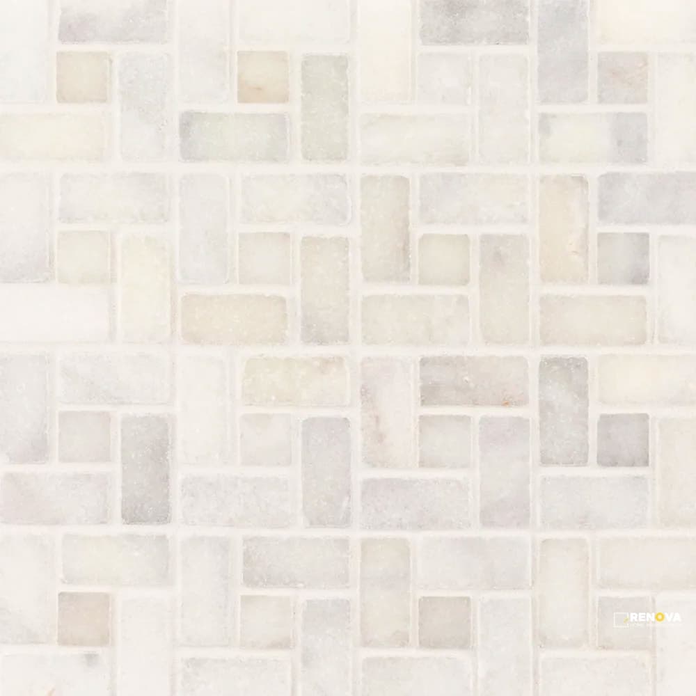 HERITAGE WHITE MOSAIC 11.875" X 11.875" - SA82038 - SA82038