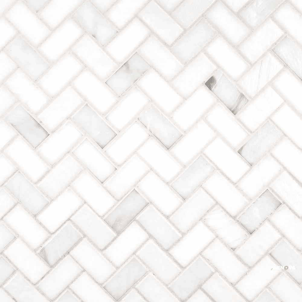 NEKO 5/8" HERRINGBONE BLEND MOSAIC 11" X 10.625" - SA990083 - SA990083