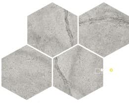 VIENNA HONED HEXAGON MOSAIC 6IN