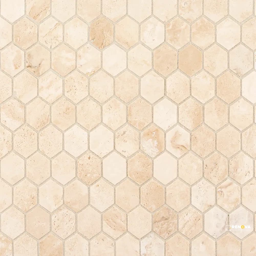 FLICKER BEIGE/CREAM MOSAIC 11.75" X 10.875" - SA82040 - SA82040
