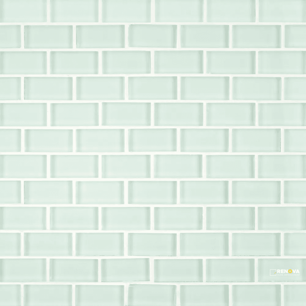 MINT BRICK MOSAIC 11.75" X 11.625" - SA82005 - SA82005